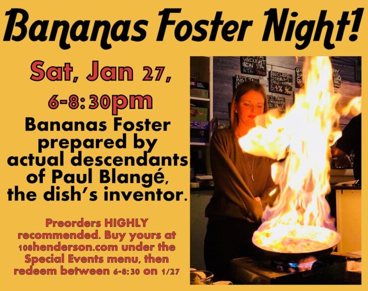 bananas foster night