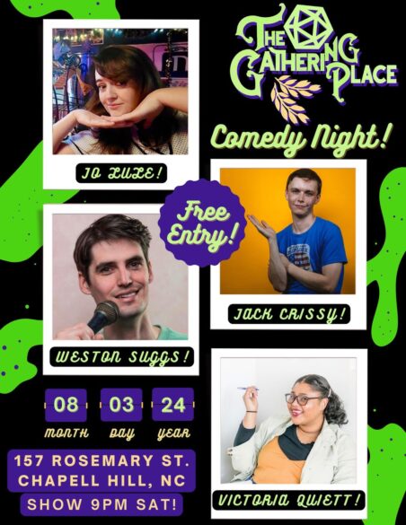 The gathering place comedy show