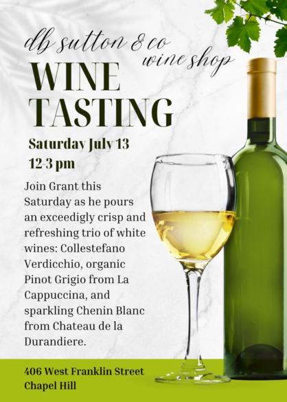 White and Green Elegant Wine Tasting Party Invitation (1)